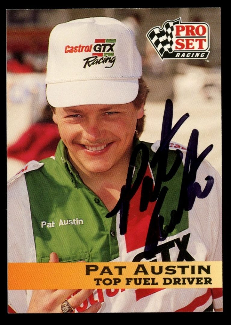 Pat Austin #12 signed autograph auto 1992 Pro Set NHRA Trading Card