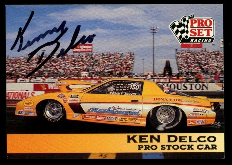 Ken Delco #146 signed autograph auto 1992 Pro Set NHRA Trading Card