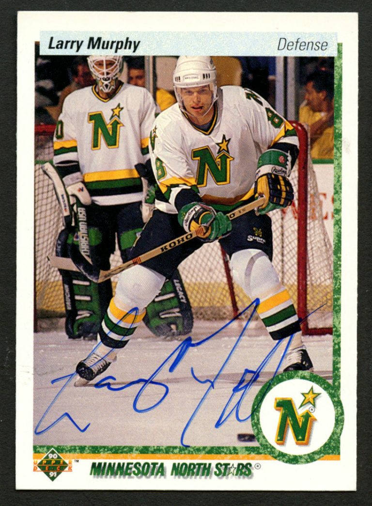 Larry Murphy #229 signed autograph auto 1990-91 Upper Deck Hockey Card