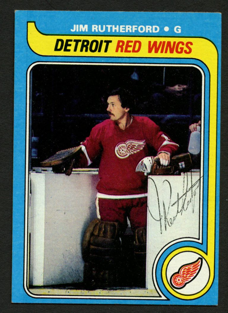 Jim Rutherford #122 signed autograph auto 1979-80 Topps Hockey Trading Card