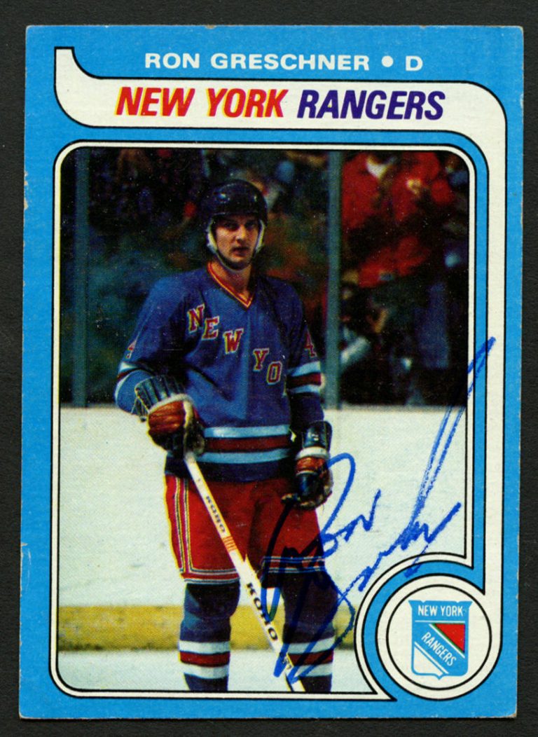 Ron Greschner #78 signed autograph auto 1979-80 Topps Hockey Trading Card