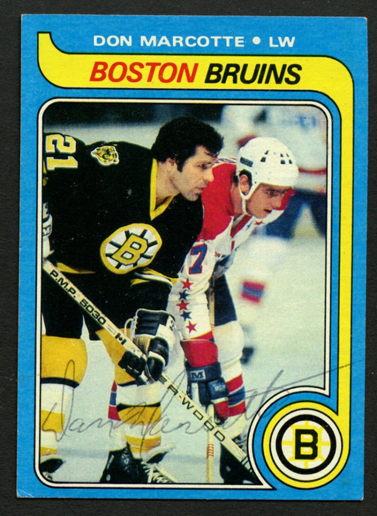 Don Marcotte #99 signed autograph auto 1979-80 Topps Hockey Trading Card
