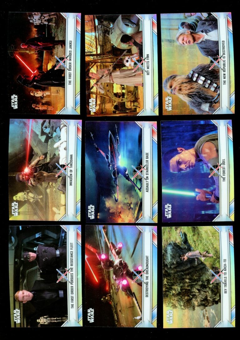 Star Wars 2020 Topps Chrome Perspectives Empire At War Insert Complete Set 1-18
