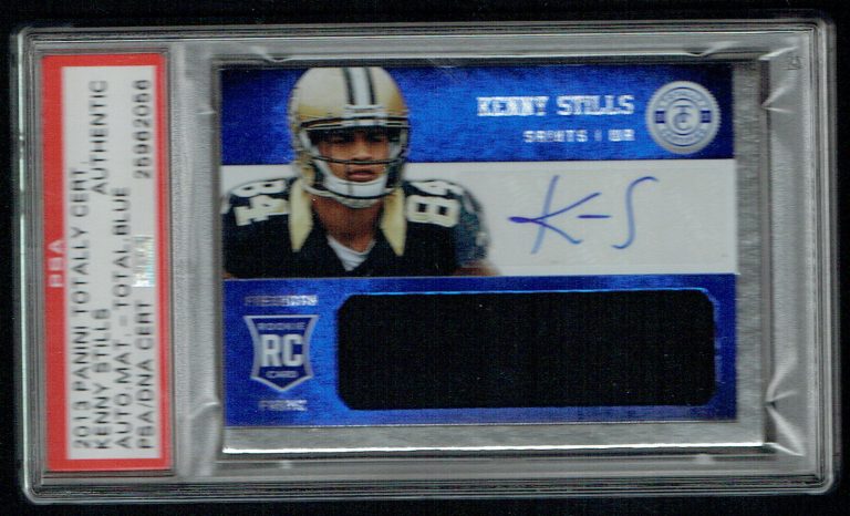 Kenny Stills signed autograph auto 2013 Panini Totally Certified Blue 56/99 PSA