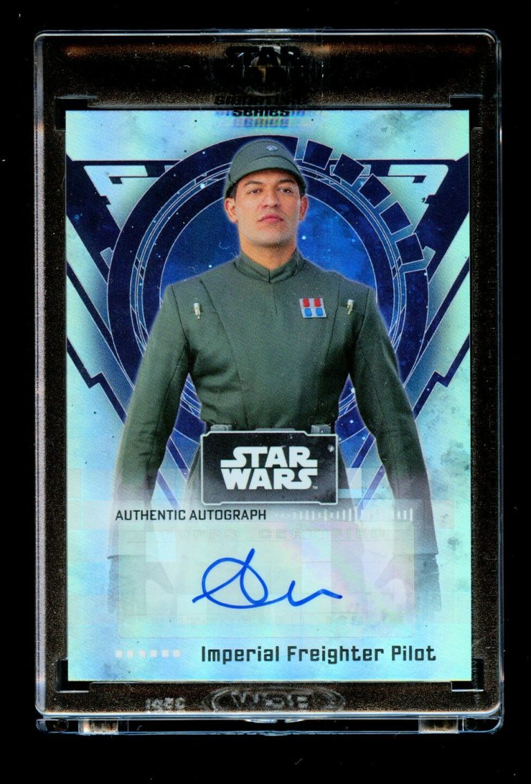 Alexander Wraith / Imperial Pilot A-AW1 auto 2022 Topps Star Wars Signature Ser