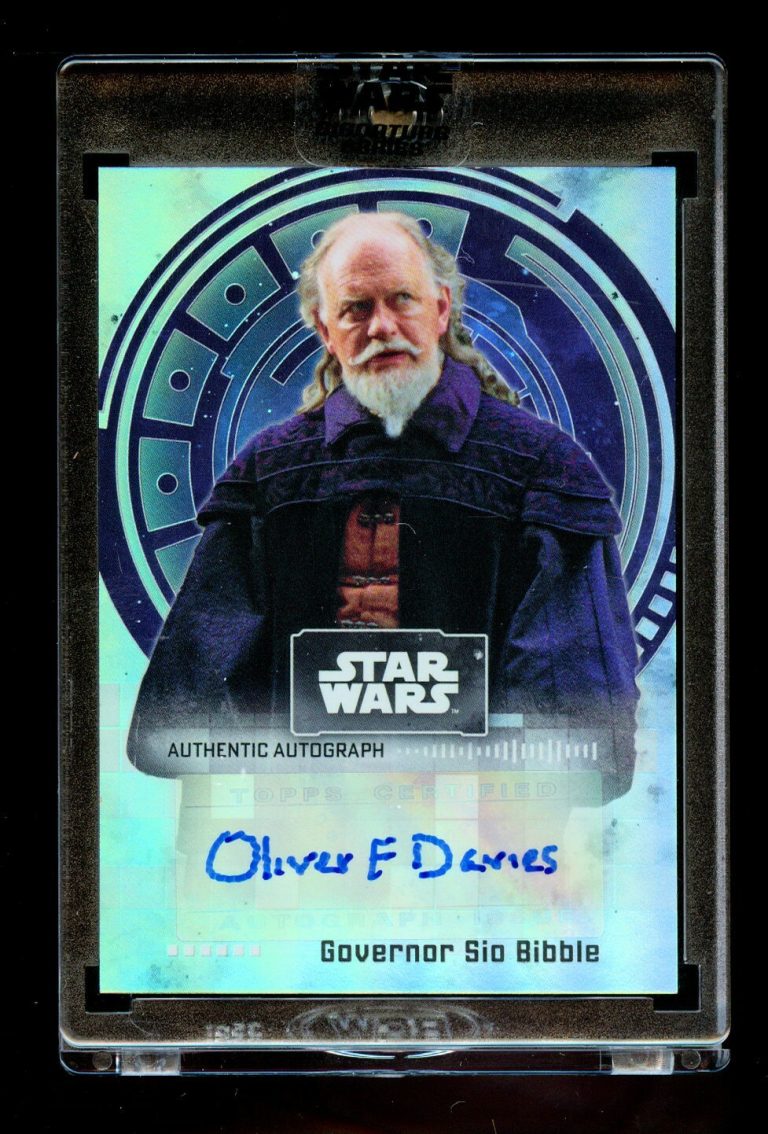 Oliver Ford Davies as Sio Bibble A-OB auto 2022 Topps Star Wars Signature Series