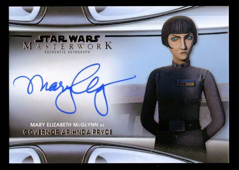 Mary McGlynn as Gov Arihnda Pryce Autograph 2021 Topps Star Wars Masterwork Auto
