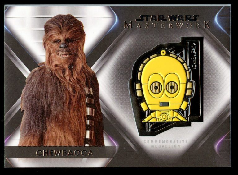 Star Wars Masterwork 2021 Topps CM-CC Character Medallion Trading Card Chewbacca