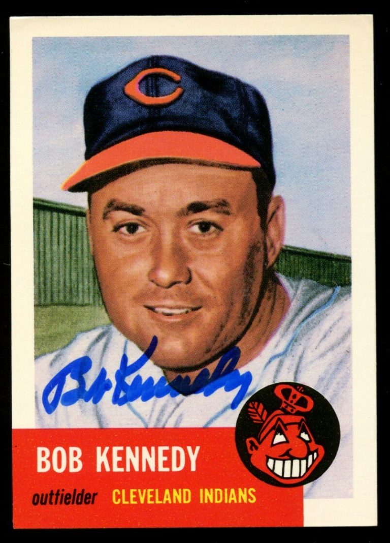 Bob Kennedy (d 2005) #33 signed autograph 1991 Topps 1953 Archives Baseball Card