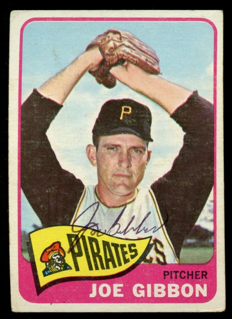 Joe Gibbon #54 signed autograph auto 1965 Topps Baseball Trading Card