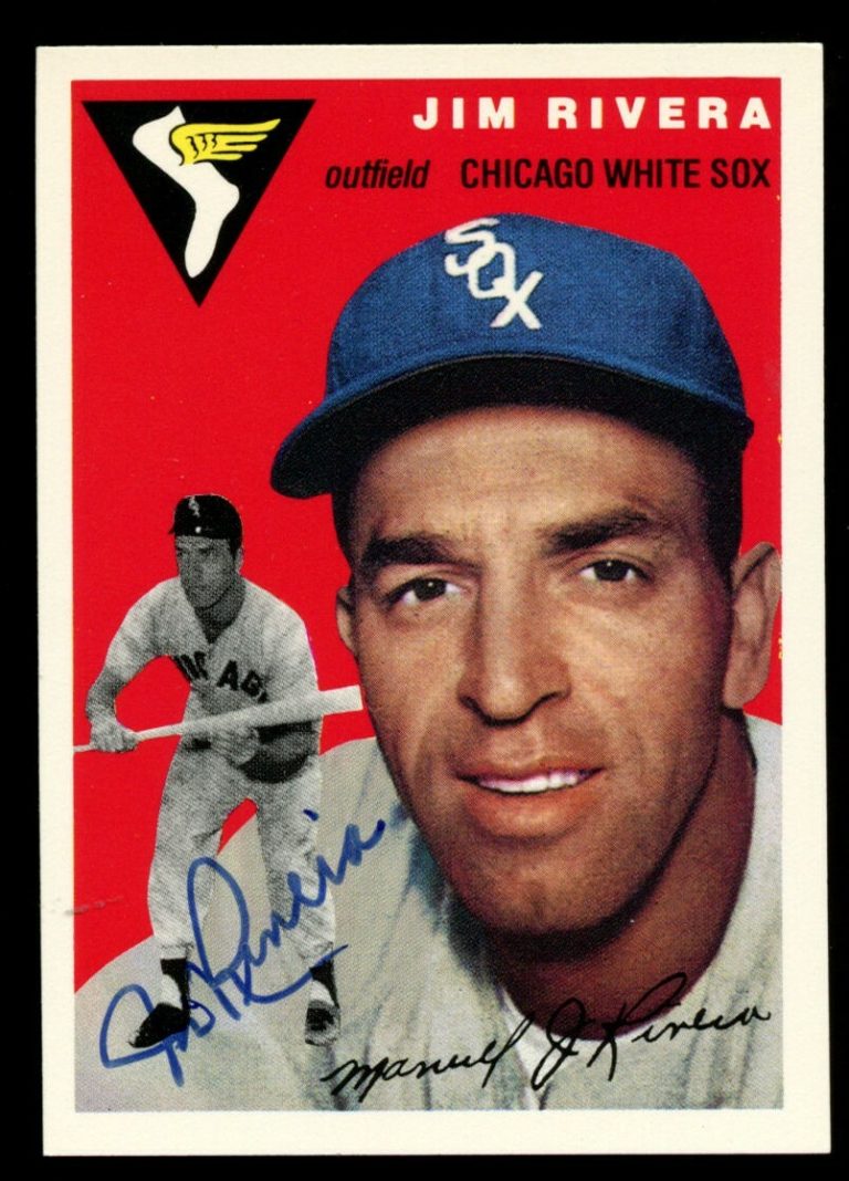 Jim Rivera (d 2017) #34 signed autograph auto 1994 Topps 1954 Archives Baseball