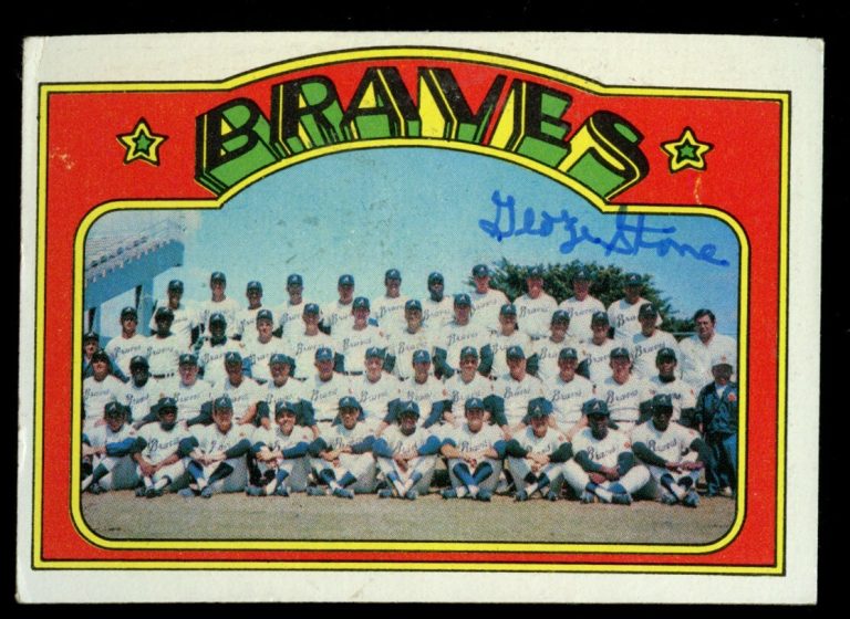 George Stone #21 signed autograph auto 1972 Topps Baseball Trading Card