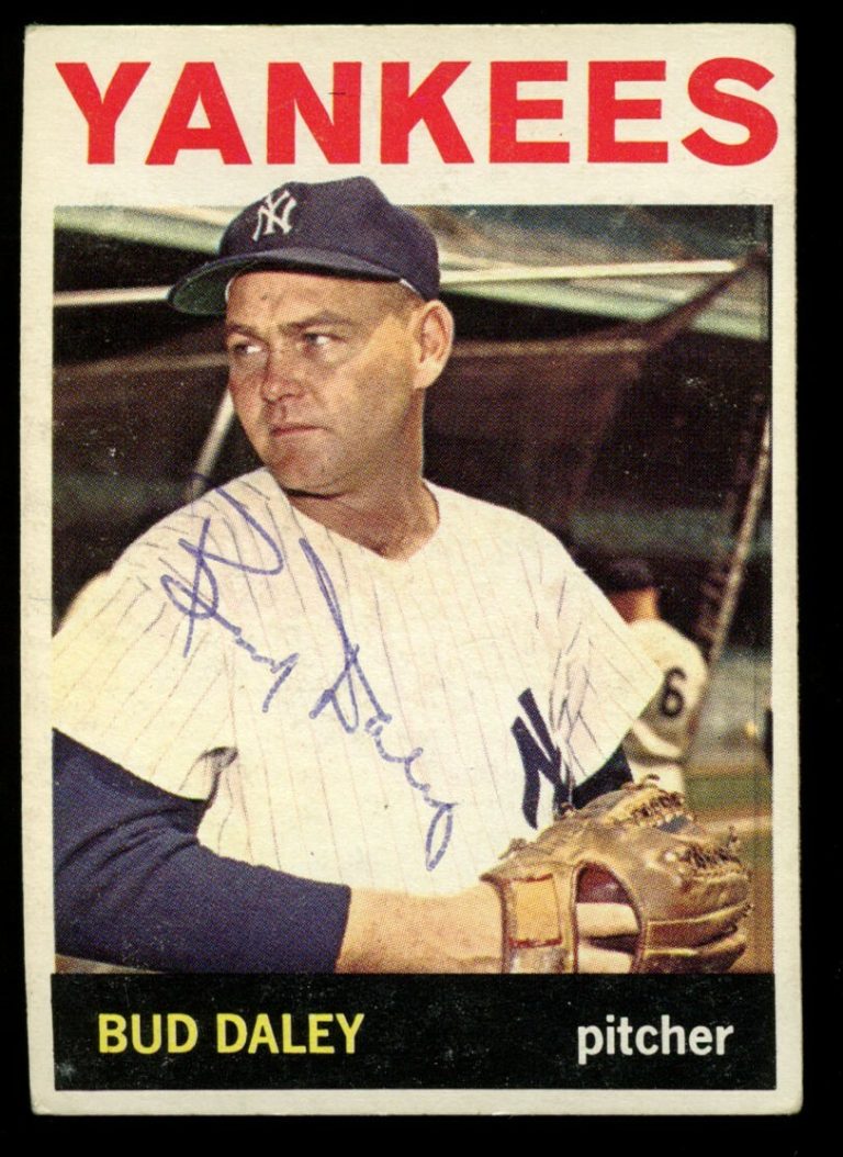 Bud Daley #164 signed autograph auto 1964 Topps Baseball Trading Card
