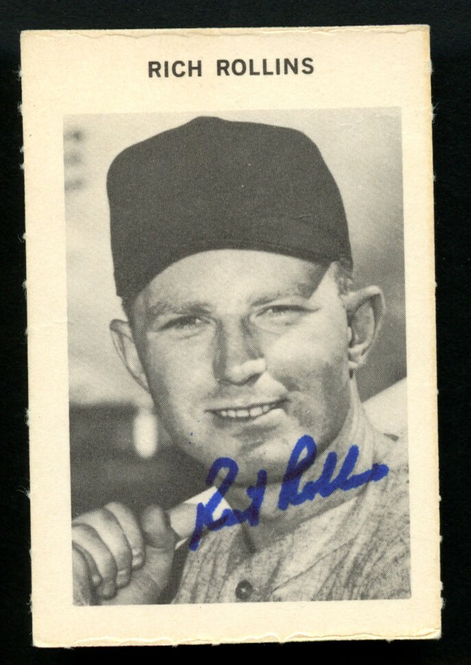 Rich Rollins signed autograph auto 1969 Milton Bradley Game Baseball Card ~