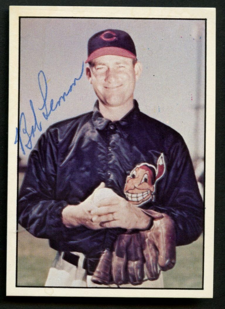Bob Lemon #19 signed autograph auto 1979 TCMA Baseball History Series Card