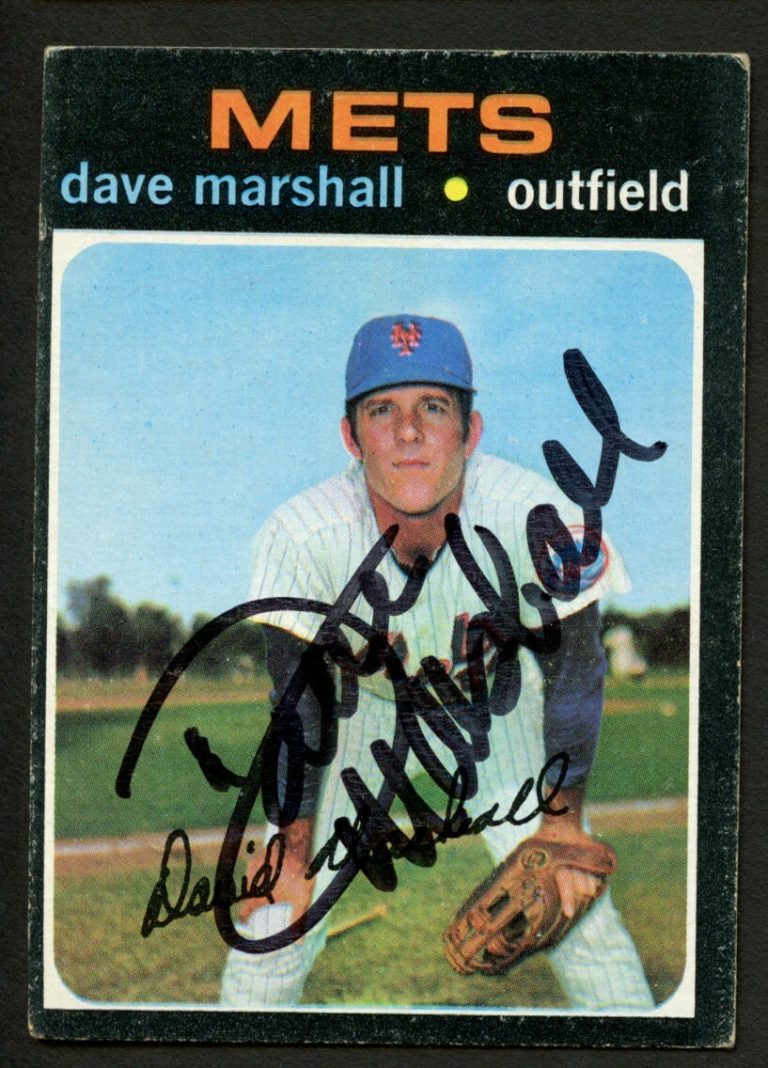 Dave Marshall #259 signed autograph auto 1971 Topps Baseball Trading Card