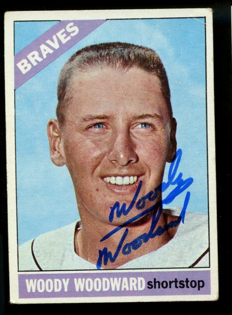 Woody Woodward #49 signed autograph auto 1966 Topps Baseball Trading Card
