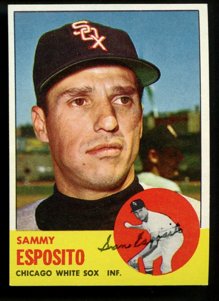 Sammy Esposito #181 signed autograph auto 1963 Topps Baseball Trading Card