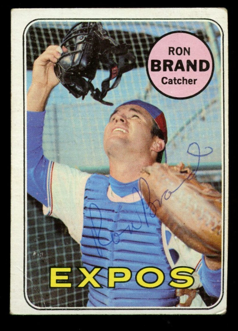 Ron Brand #549 signed autograph auto 1969 Topps Baseball Trading Card