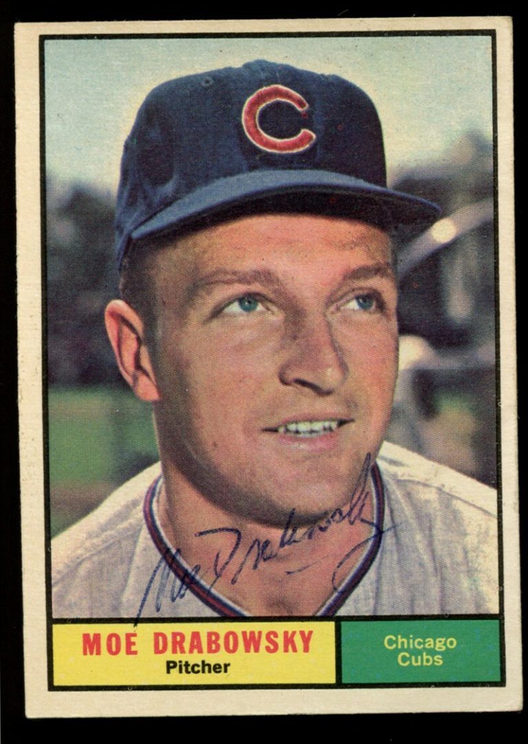 Moe Drabowsky #364 signed autograph auto 1961 Topps Baseball Trading Card