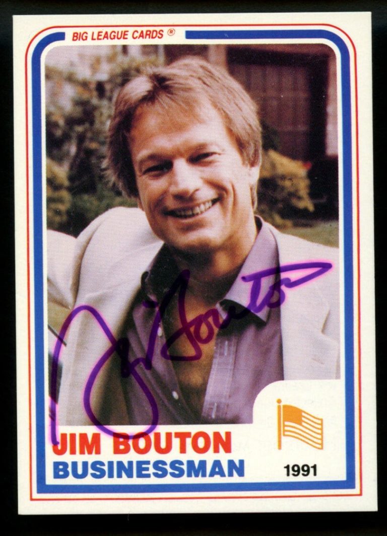 Jim Bouton #34 B098 signed autograph auto Big League Cards Baseball Card ~
