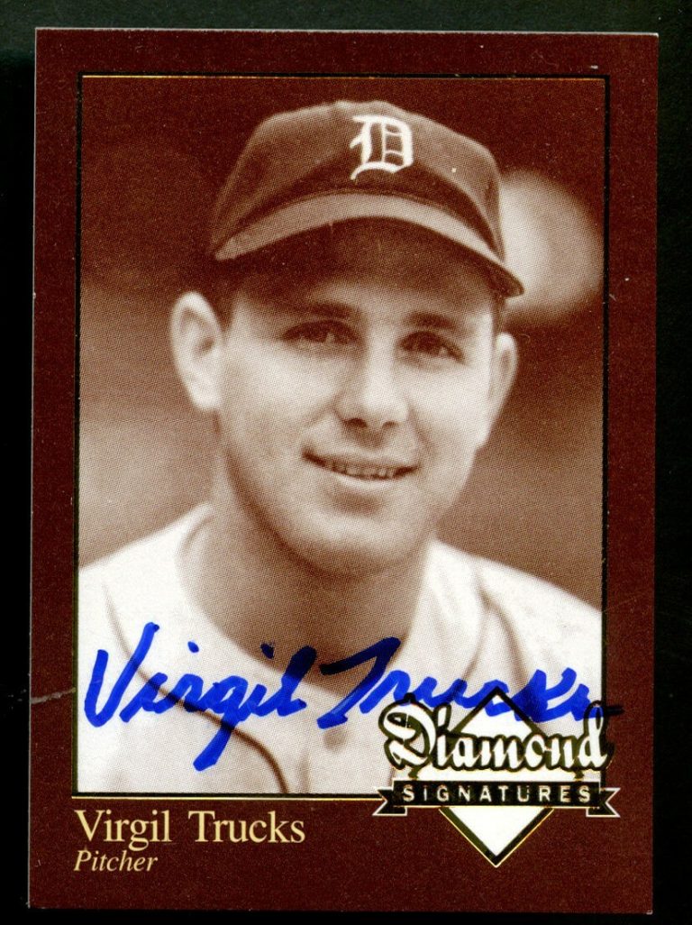 Virgil Trucks signed autograph auto 2006 Diamond Signatures Baseball Card ~
