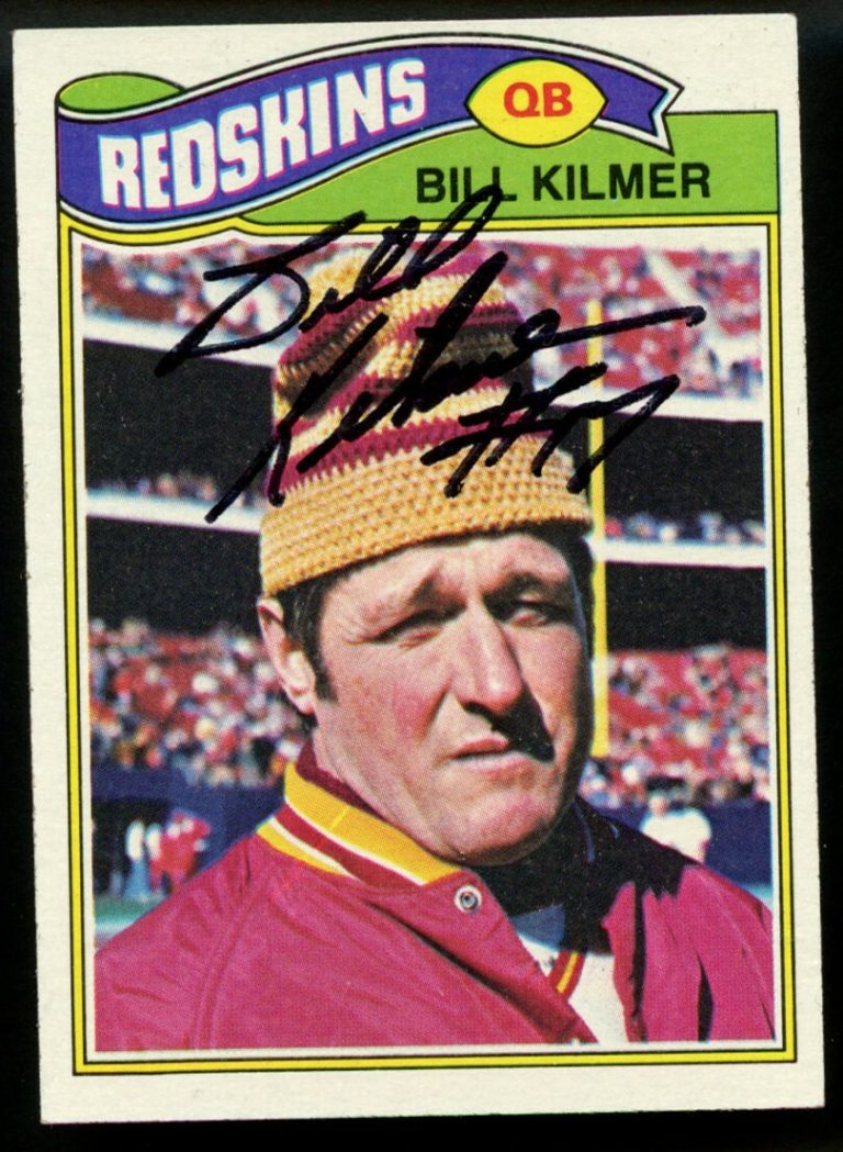 Bill Kilmer #495 signed autograph auto 1977 Topps Football Trading Card