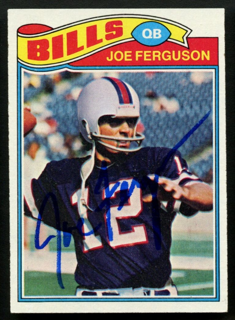Joe Ferguson #174 signed autograph auto 1977 Topps Football Trading Card