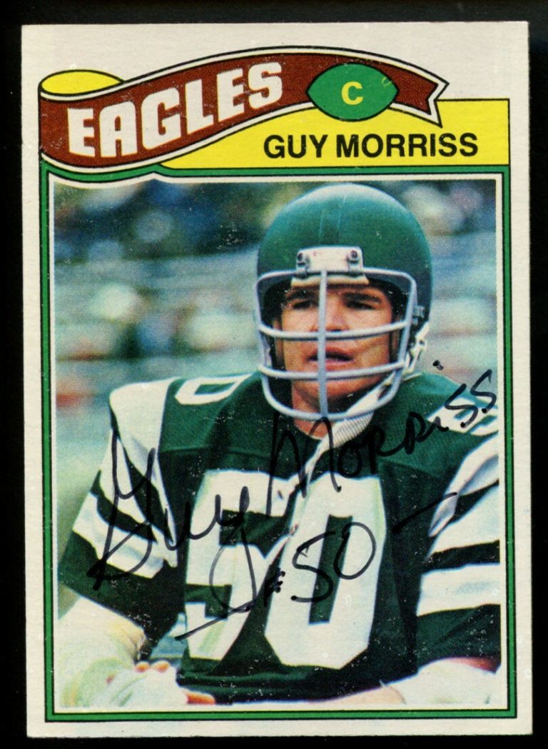 Guy Morriss #163 signed autograph auto 1977 Topps Football Trading Card