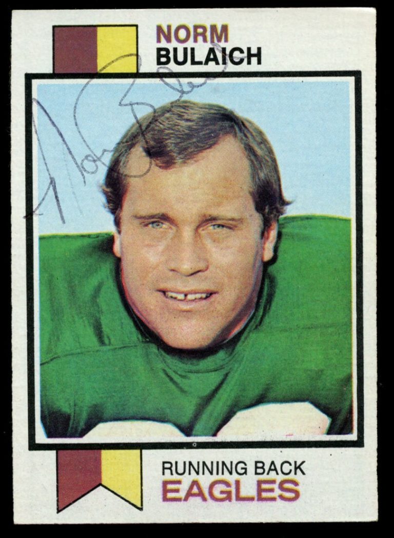 Norm Bulaich #111 signed autograph auto 1973 Topps Football Trading Card