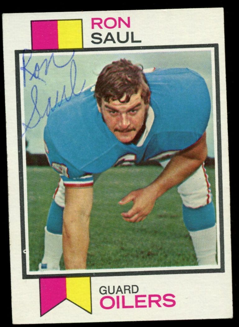 Ron Saul #153 signed autograph auto 1973 Topps Football Trading Card