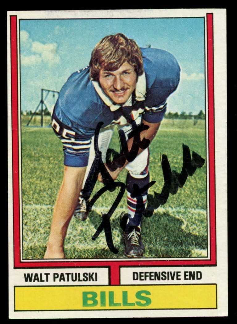 Walt Patulski #79 signed autograph auto 1974 Topps Football Trading Card