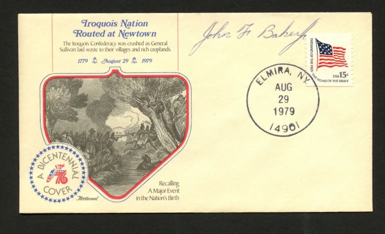 John F. Baker d2012 signed autograph FDC Medal of Honor Recipient Army Vietnam
