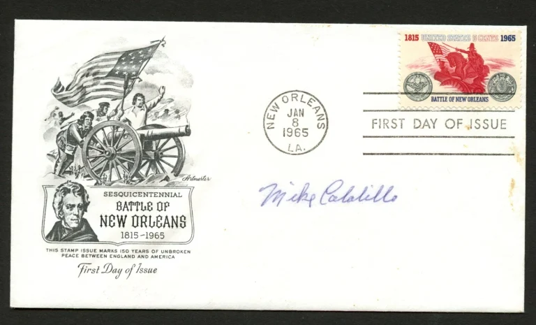 Mike Colalillo d2011 signed autograph FDC Medal of Honor Recipient US Army WWII