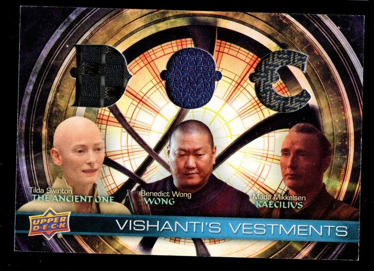 Doctor Strange 2016 Triple Costume Card VHT-WAK Ancient One / Wong / Kaecilius