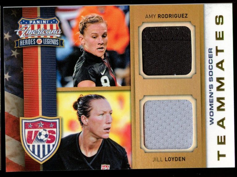 Rodriguez & Loyden #4 Panini 2012 Americana Women's Soccer Teammates Card 85/99