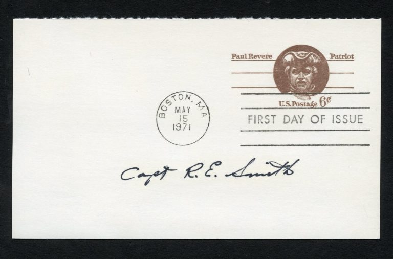 Richard E. Shuffy Smith d2006 signed autograph First Day Cover WWII ACE USAAF
