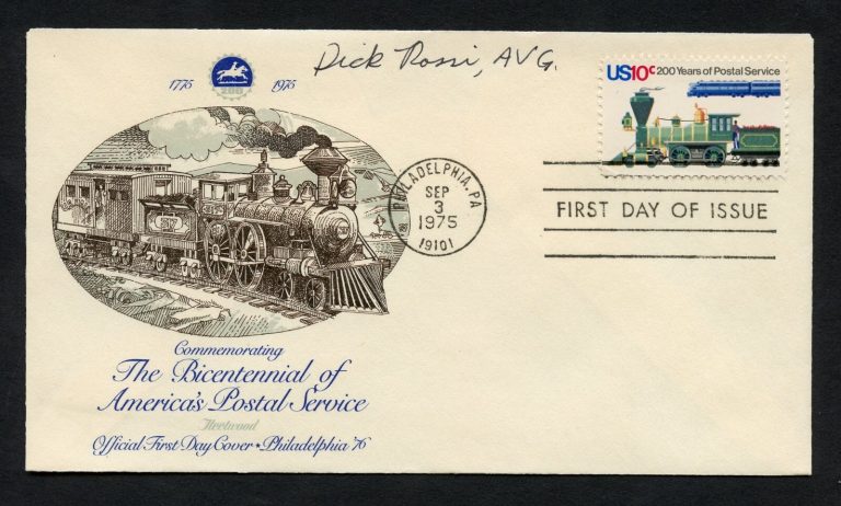 Dick Rossi d2010 signed autograph auto First Day Cover WWII ACE AVG Flying Tiger