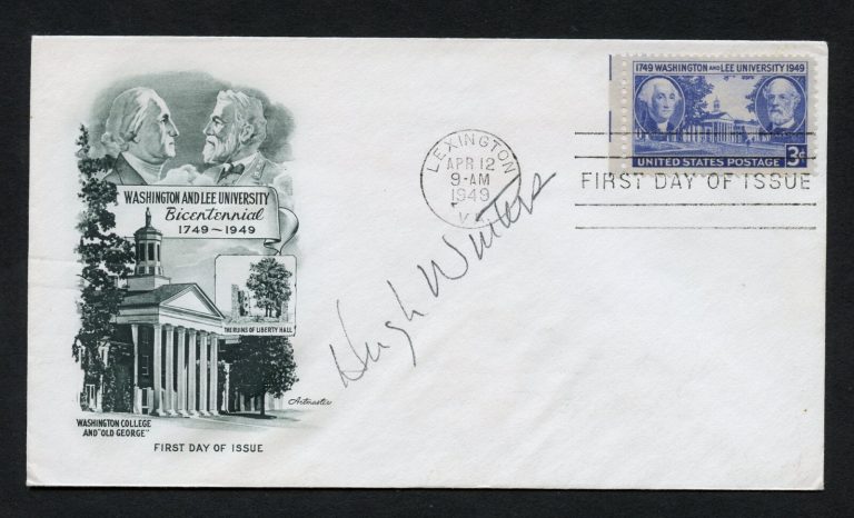 Theodore Hugh Winters d2008 signed autograph auto First Day Cover WWII ACE USN