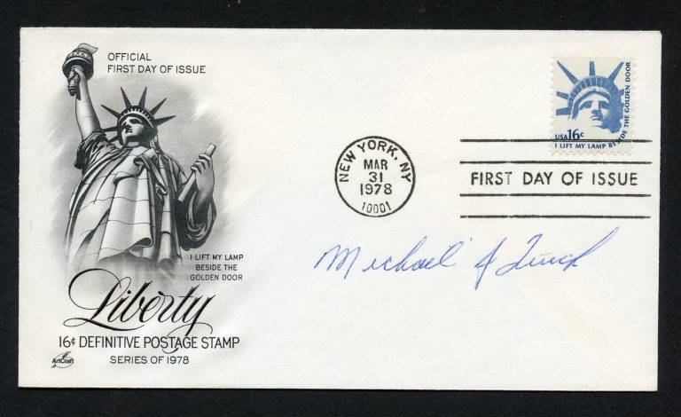 Michael J. Quirk d2006 signed autograph auto First Day Cover WWII ACE USAAF