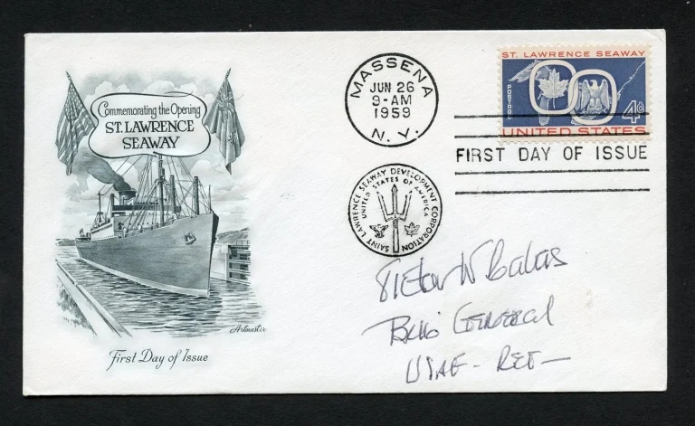 Victor N. Cabas d2018 signed autograph auto First Day Cover WWII ACE USAAF