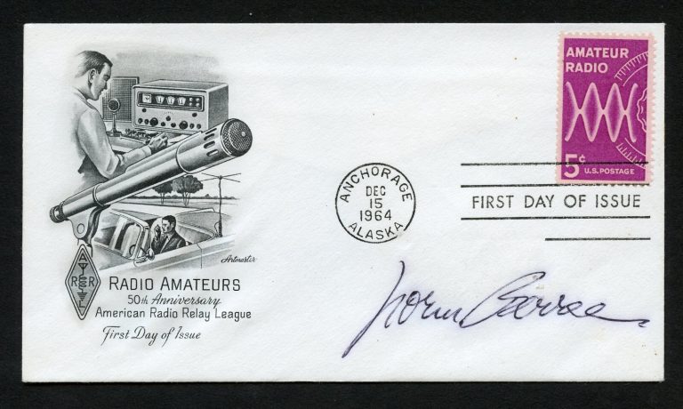 Norman Berree signed autograph auto First Day Cover WWII Ace