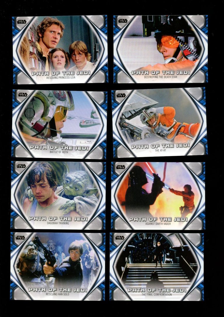 Star Wars 2019 Topps Skywalker Saga Complete Path of the Jedi Sub Set 1-10