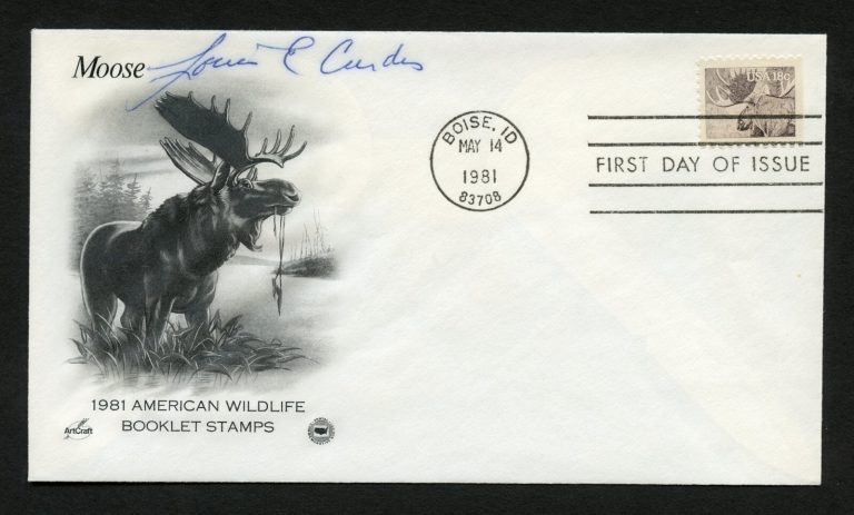 Louis E. Curdes d1995 signed autograph auto First Day Cover WWII USAAF