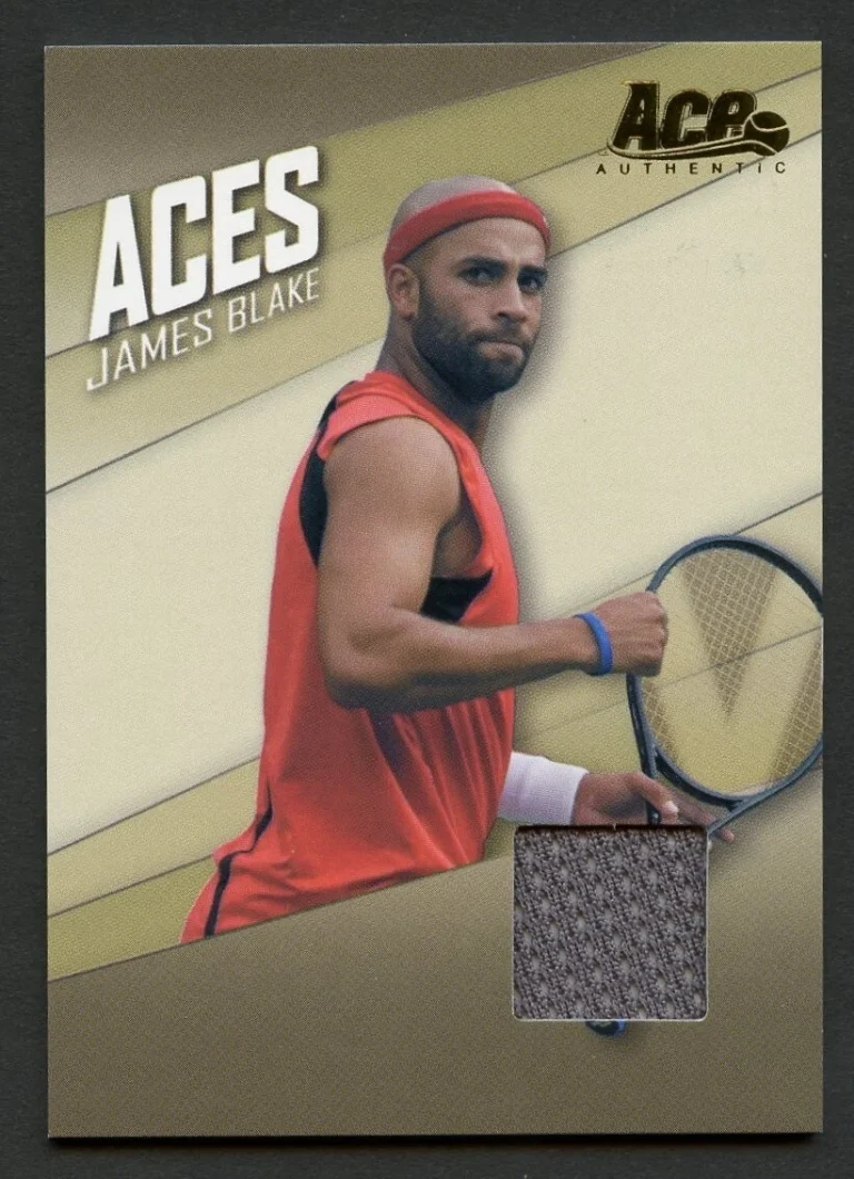 James Blake 2007 Ace Authentic Straight Sets Aces Materials #AC-7 Card
