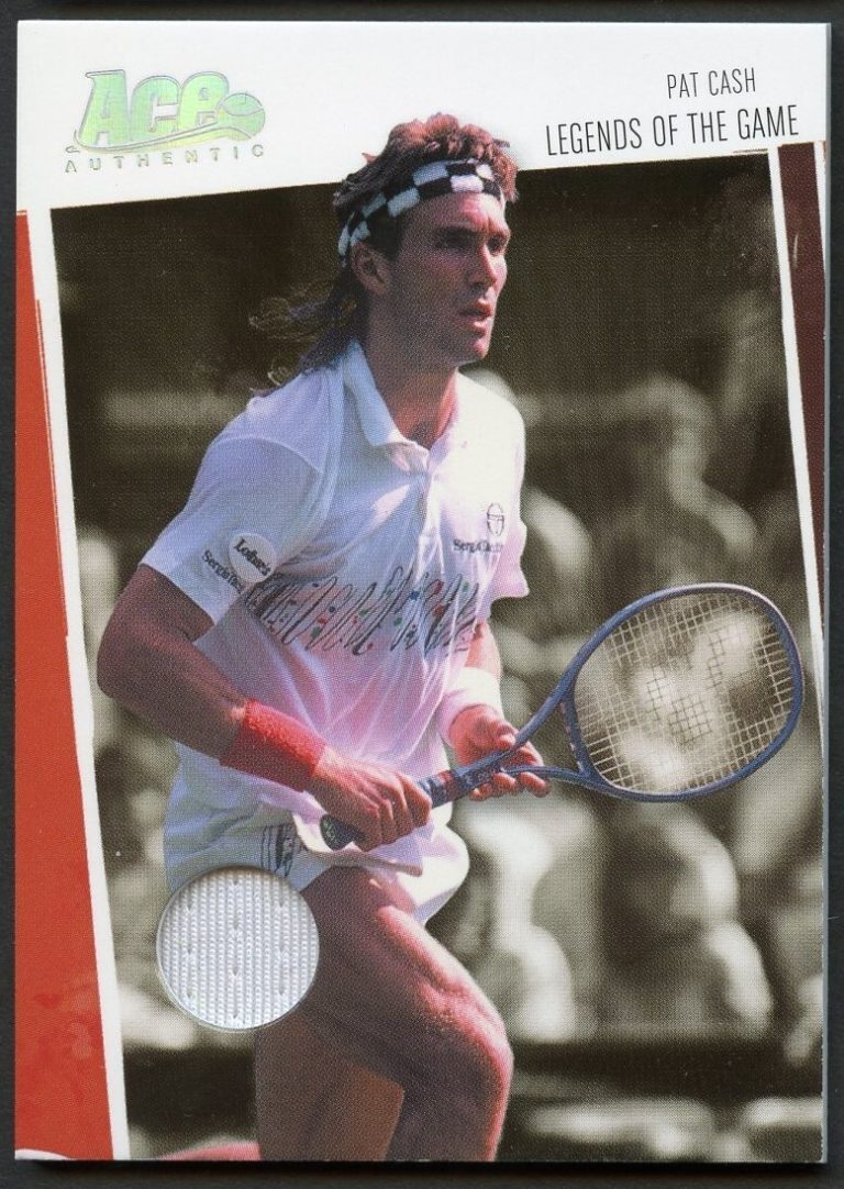 Pat Cash 2006 Ace Authentic #LG-5 Heroes & Legends of the Game Materials 336/500