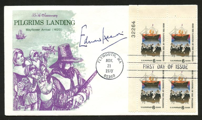 Edward Heath d2005 signed autograph auto First Day Cover UK Prime Minister BAS