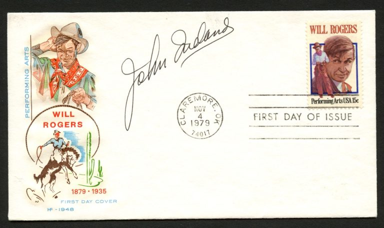 John Ireland d1992 signed autograph auto FDC Actor: All the King's Men BAS