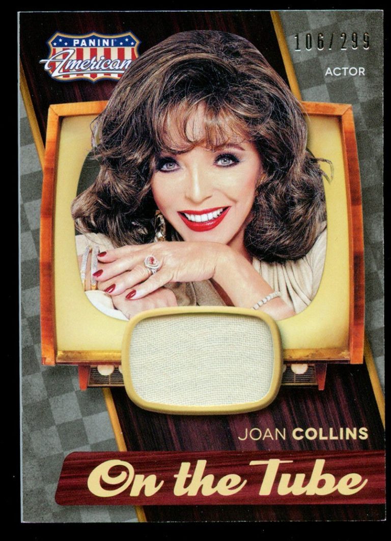 Americana On the Tube 2015 Panini Joan Collins Worn Material #VM-JC  106/299