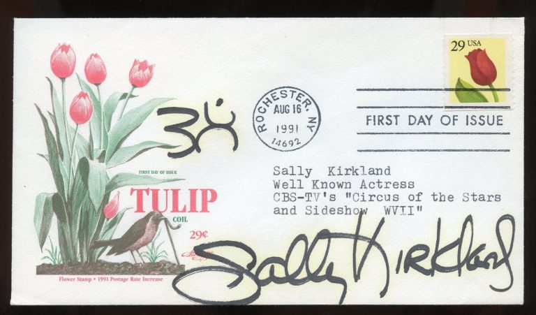 Sally Kirkland signed autograph TV Actress & Producer Warhol's The Factory FDC